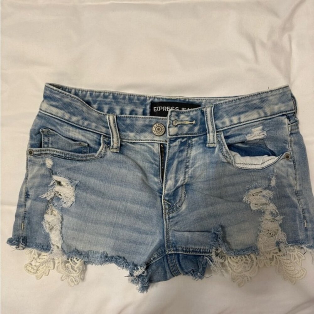 Express Jean Shorts Size 0